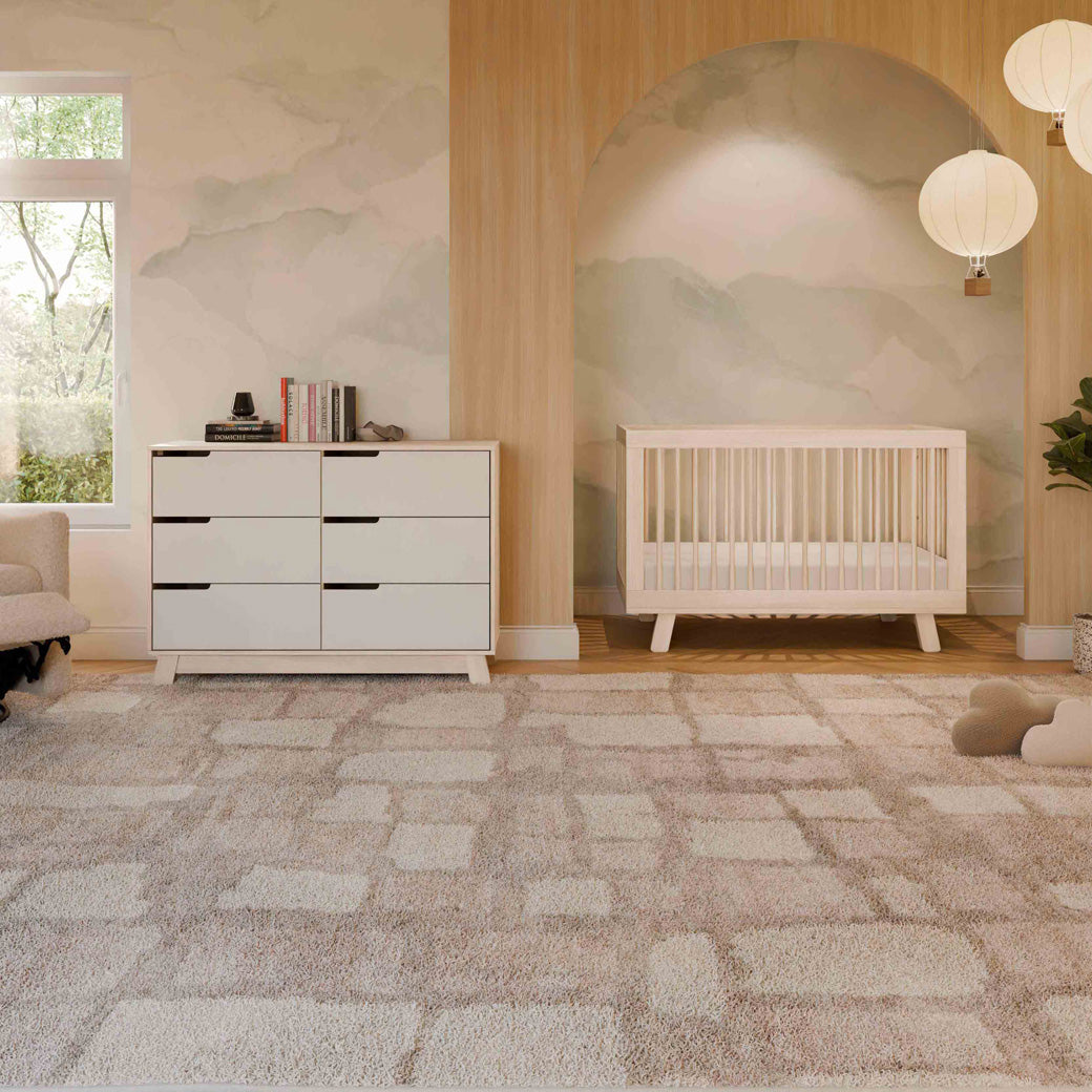 Hudson 3-in-1 Convertible Crib + Toddler Rail