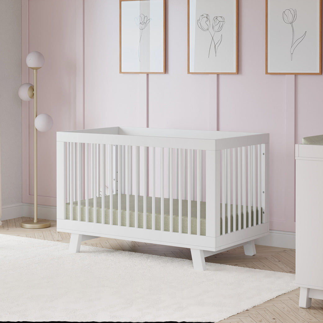 Hudson 3-in-1 Convertible Crib + Toddler Rail