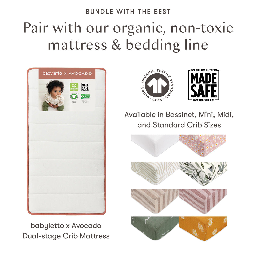 Hudson 3-in-1 Convertible Crib + Toddler Rail