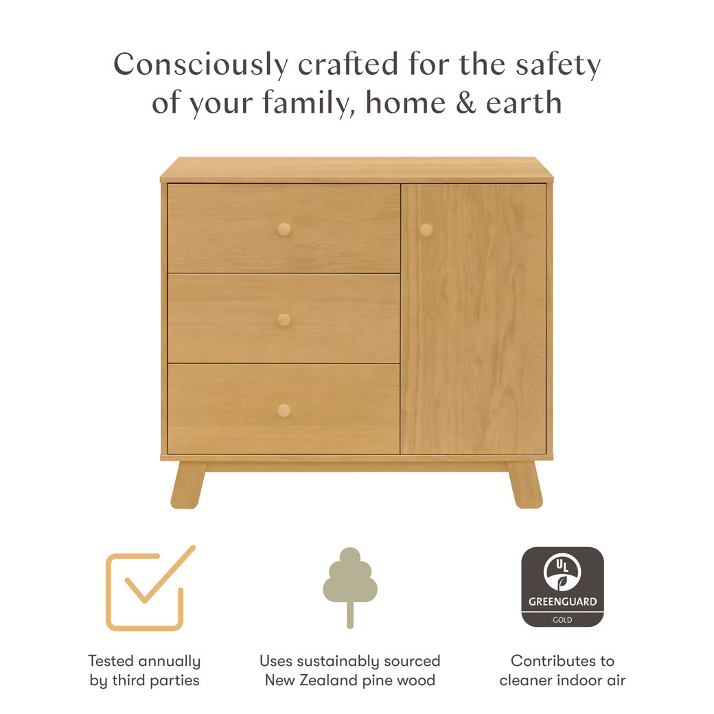 Hudson Modern 3-Drawer Dresser - Dressers - Babyletto Hudson Modern 3-Drawer Dresser - Dressers - Babyletto