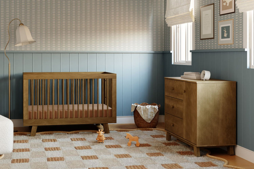 mid century modern nursery dresser Mid-Century Nursery Set