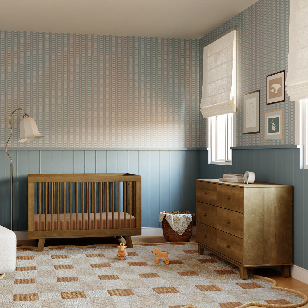 Hudson Modern 6-Drawer Assembled Double Dresser