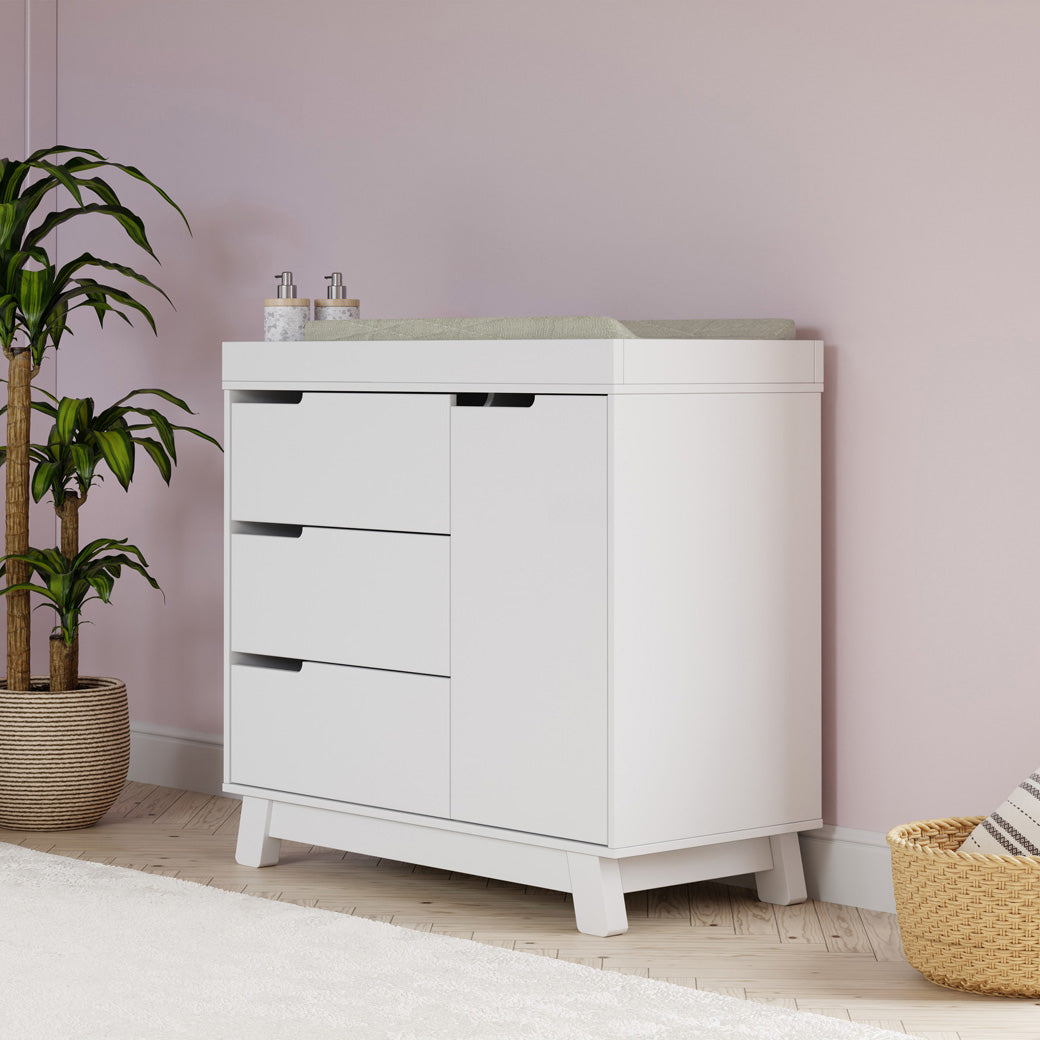Hudson 3-Drawer Changer Dresser with Removable Changing Tray