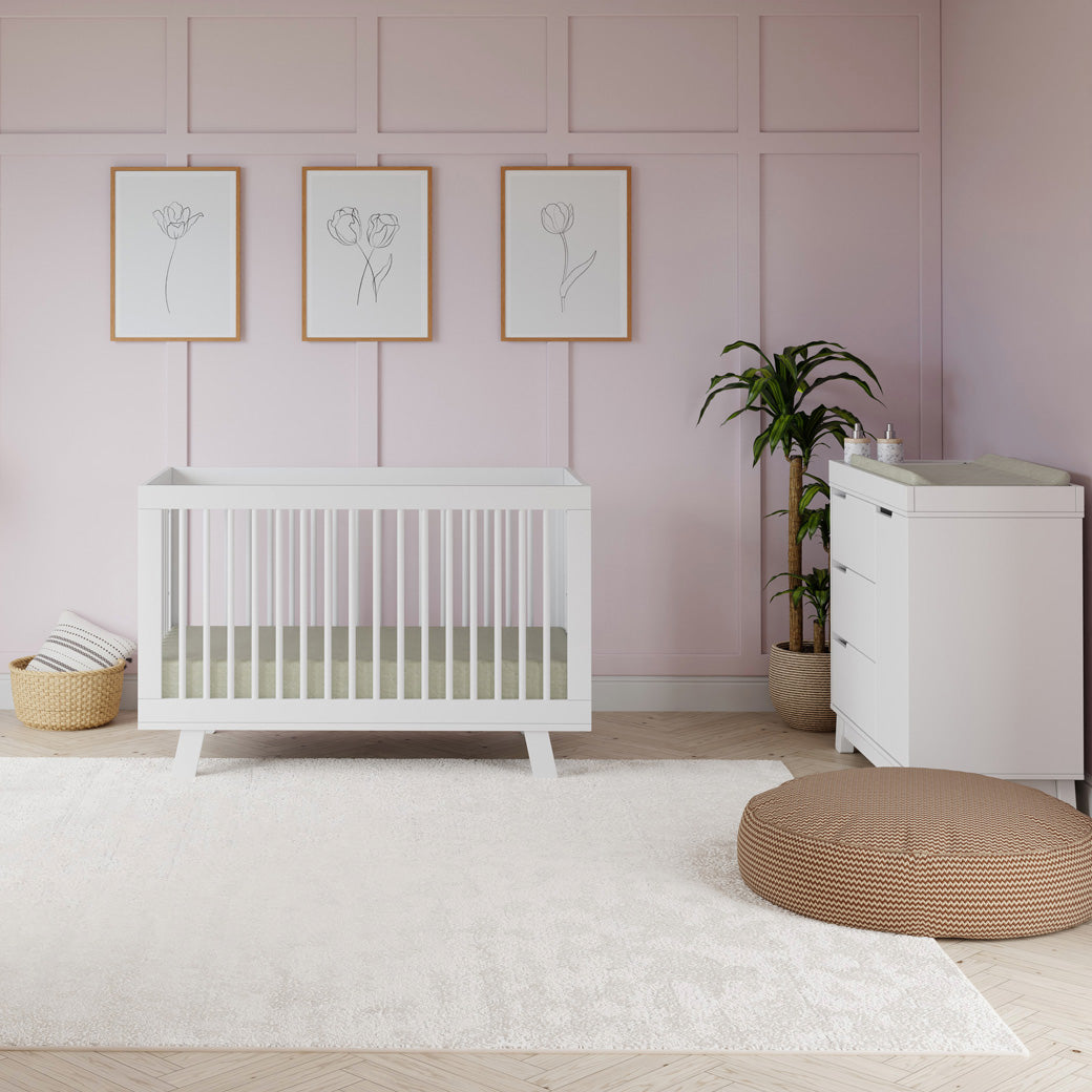 Hudson 3-Drawer Changer Dresser with Removable Changing Tray