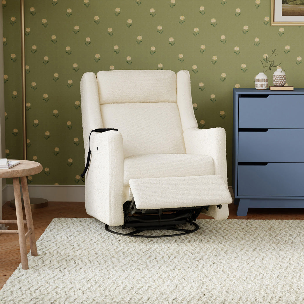 Kiwi Deluxe Power Recliner and Swivel Glider with Heat and Massage