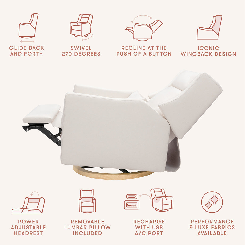 Kiwi Plus Chair and a Half Power Recliner and Swivel Glider