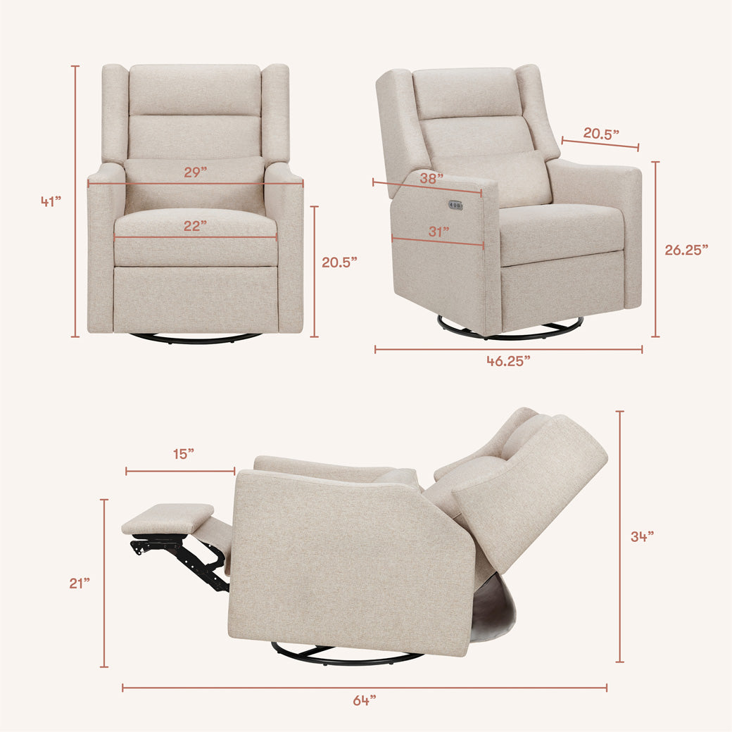 Kiwi Plus Power Recliner & Swivel Glider