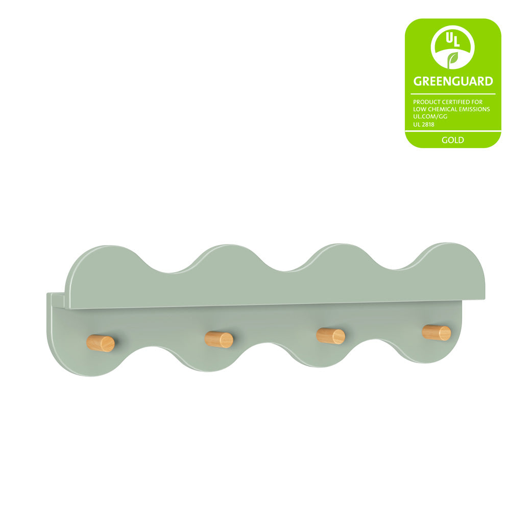 Lido Wave Bookshelf with Hooks