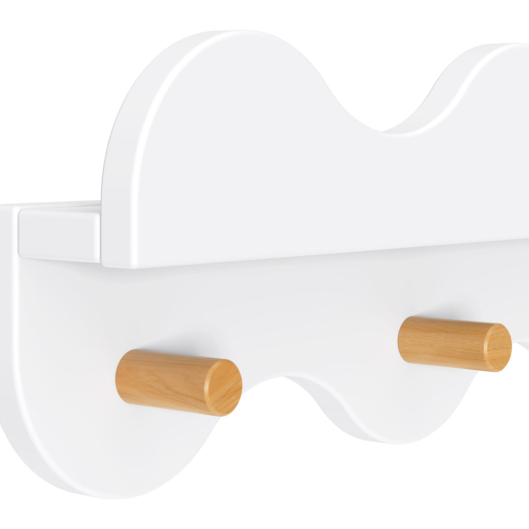 Lido Wave Bookshelf with Hooks