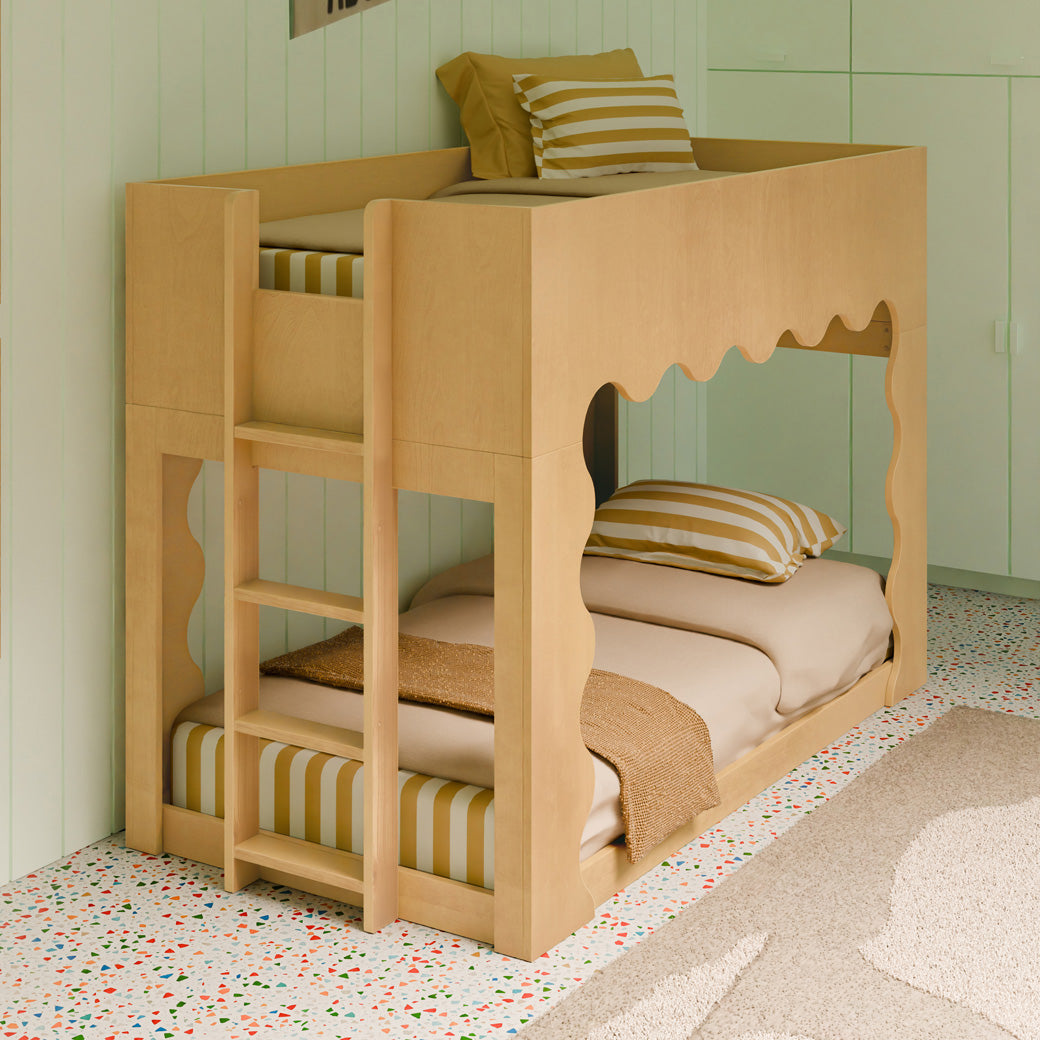 Lido Wave Convertible Low-Profile Bunk Bed
