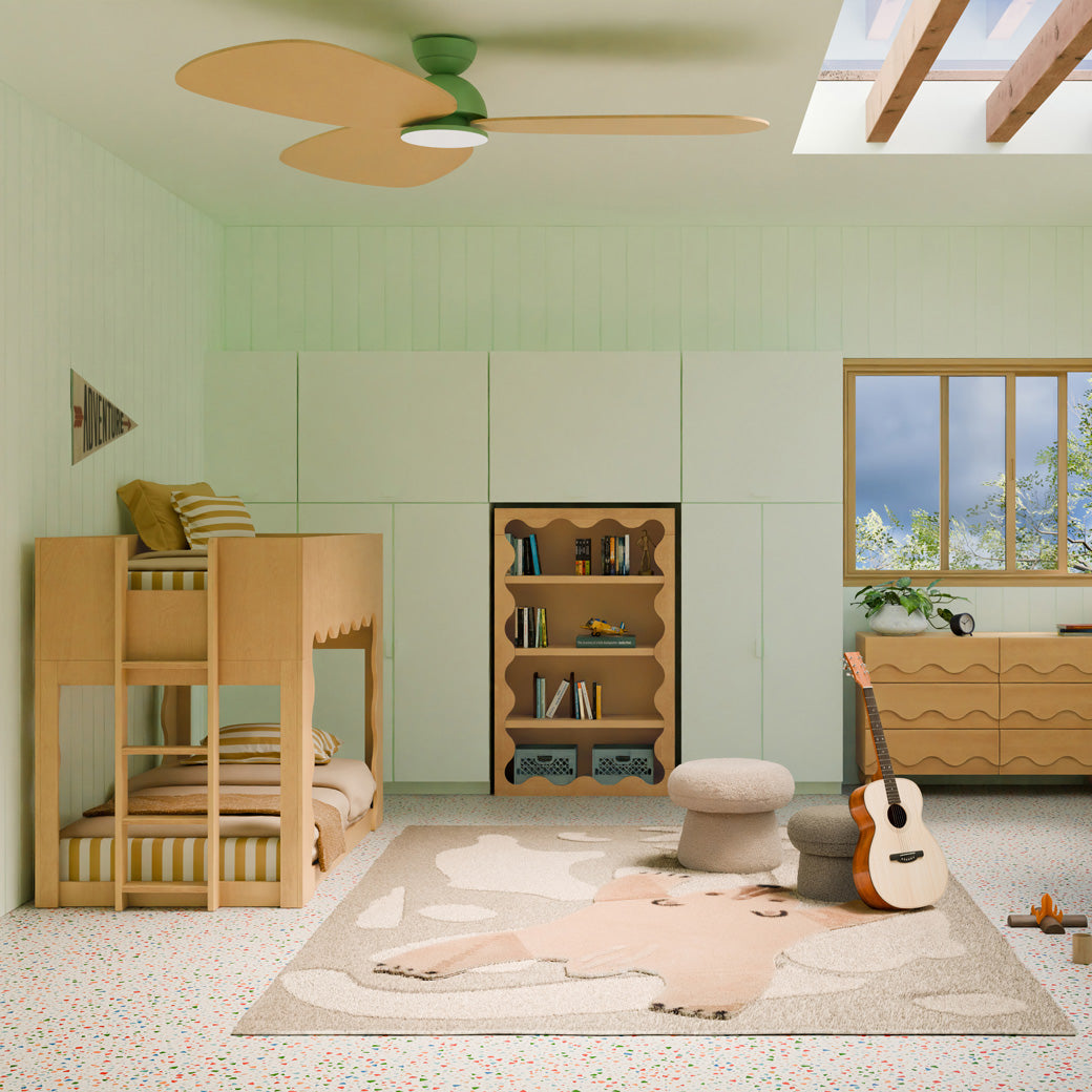 Lido Wave Convertible Low-Profile Bunk Bed