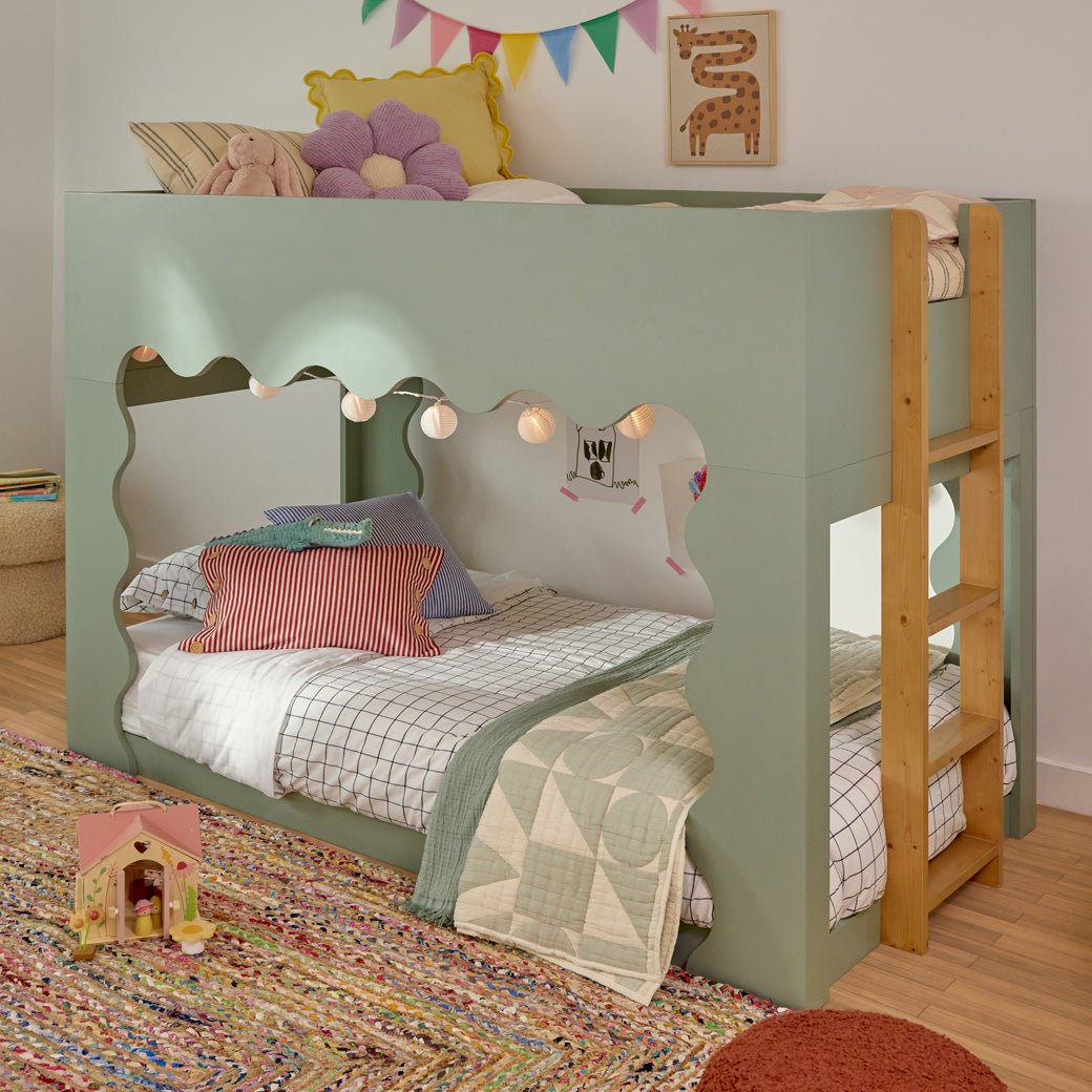 Lido Wave Convertible Low-Profile Bunk Bed