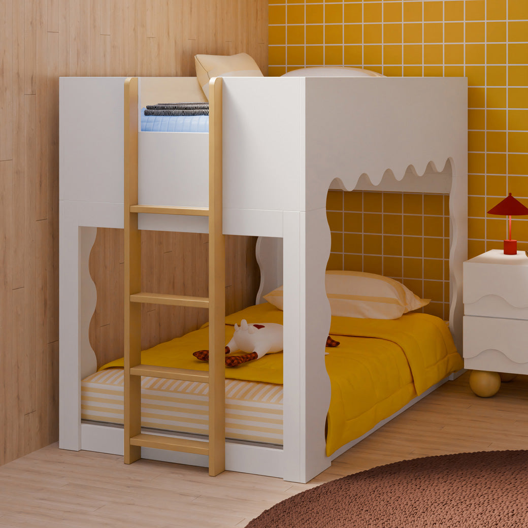 Lido Wave Convertible Low-Profile Bunk Bed
