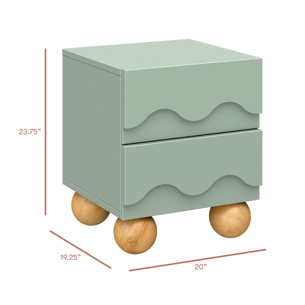 Lido Wave Assembled Nightstand