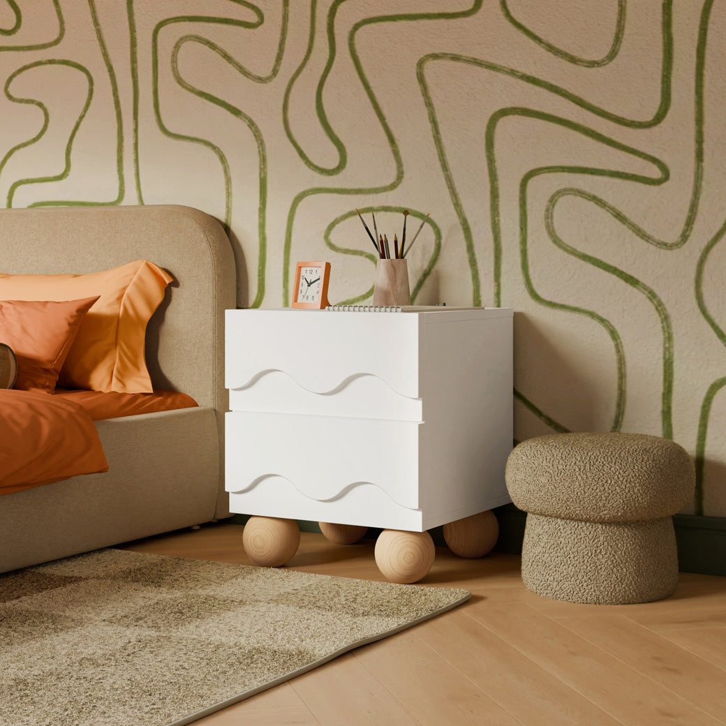 Lido Wave Assembled Nightstand