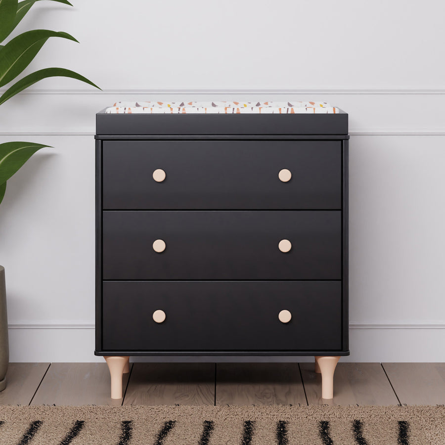navy blue changing table dresser Babyletto Lolly Changer Dresser