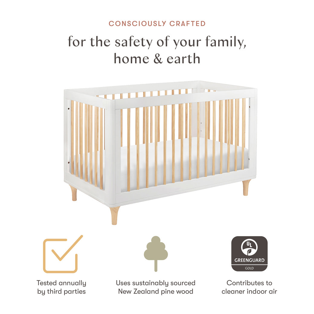 Certifications of Babyletto Lolly 3-in-1 Convertible Crib in -- Color_White