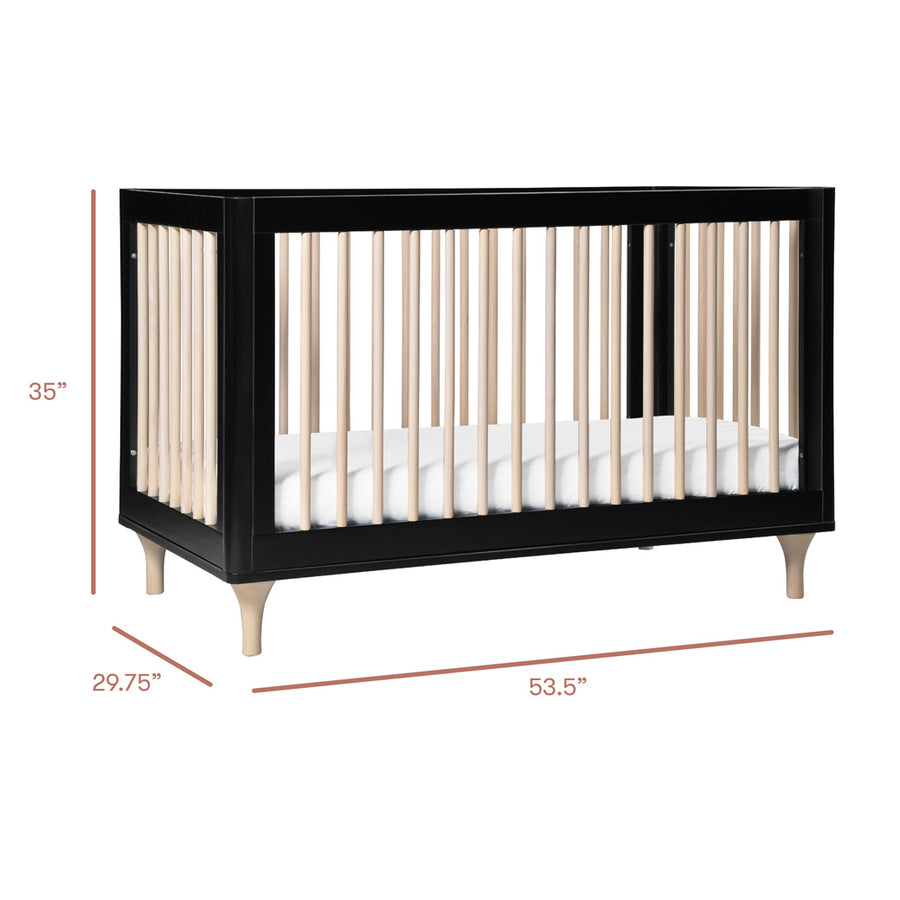 Babyletto Lolly 3-in-1 Convertible Crib Toddler Bed Conversion