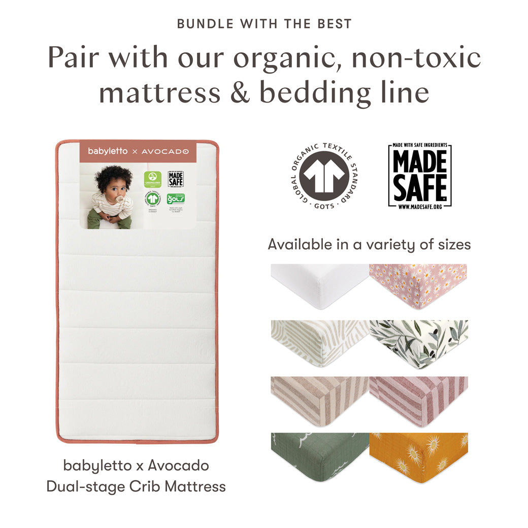 Lolly 3-in-1 Convertible Crib + Toddler Bed Conversion Kit