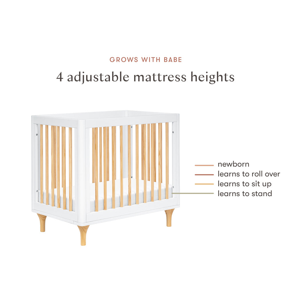 Lolly 4-in-1 Convertible Mini Crib