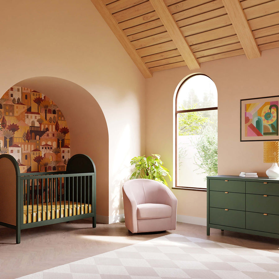 Nursery Glider Babyletto Madison Swivel Glider Pink Babyletto