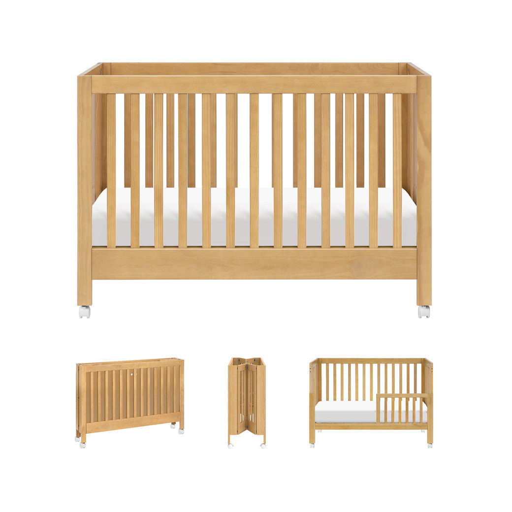 Maki Portable Folding Crib + Conversion Kit