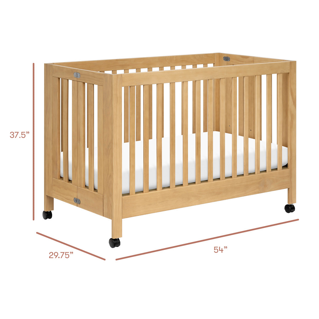 Maki Portable Folding Crib + Conversion Kit