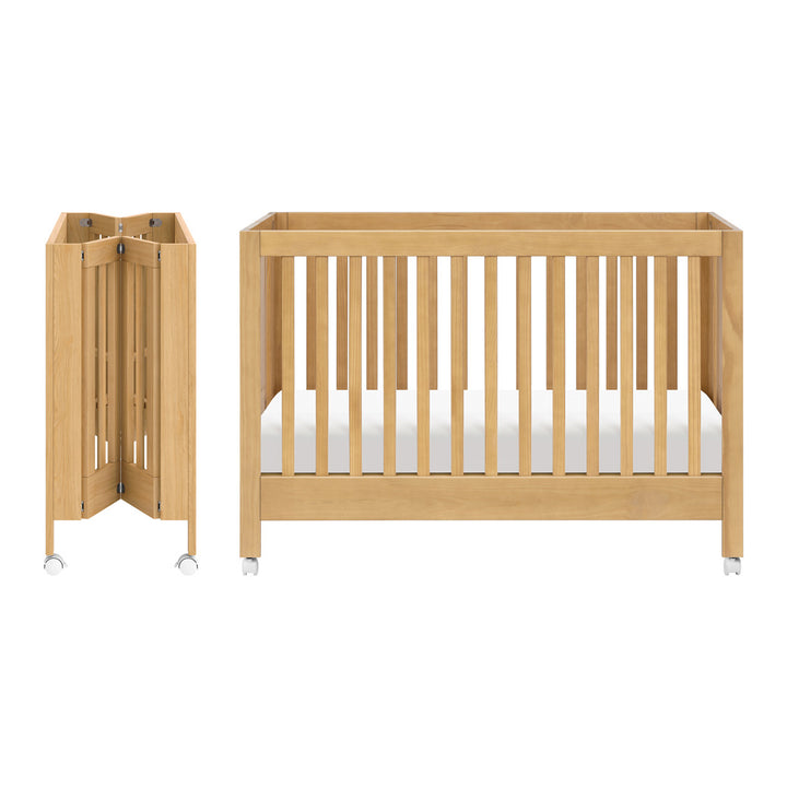 Maki Portable Folding Crib + Conversion Kit