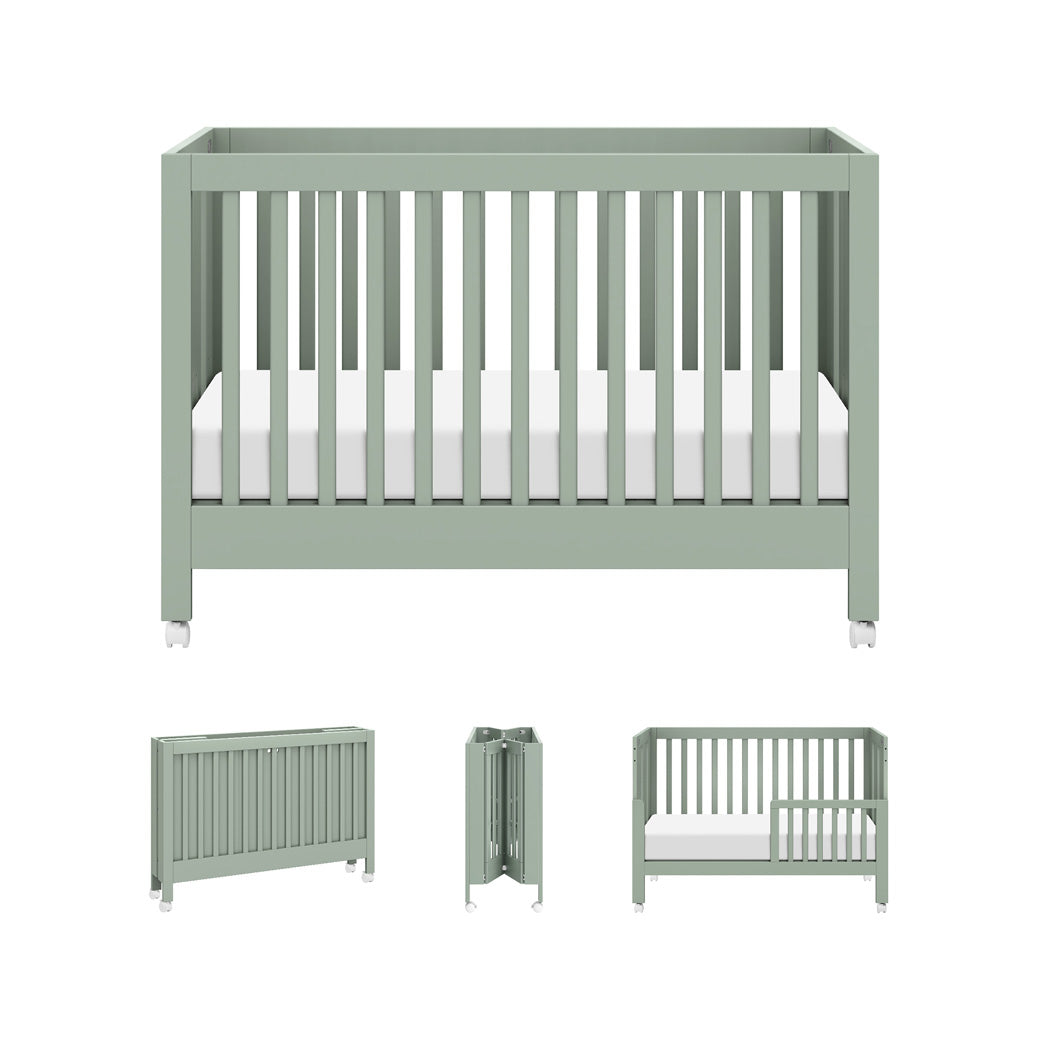Maki Portable Folding Crib + Conversion Kit