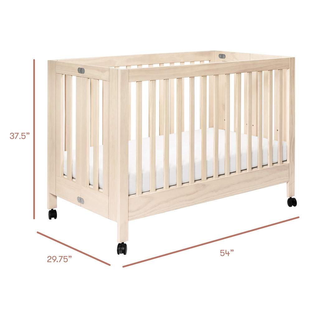Maki Portable Folding Crib + Conversion Kit