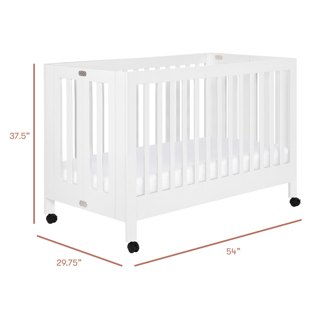 Maki Portable Folding Crib + Conversion Kit