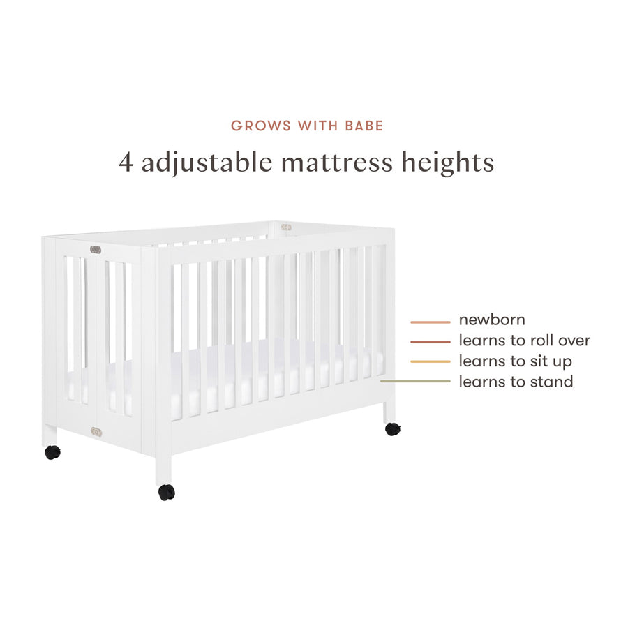 Babyletto Maki Portable Folding Crib Conversion Kit Modern