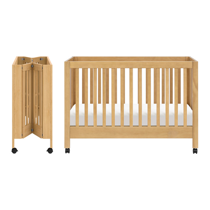 Maki Portable Folding Crib + Conversion Kit