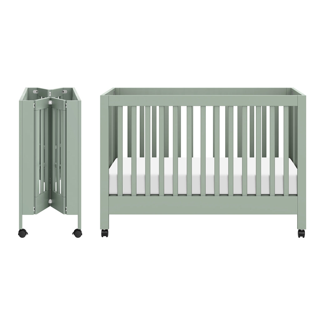 Maki Portable Folding Crib + Conversion Kit