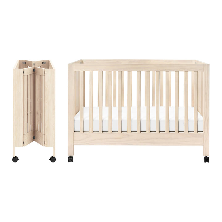 Maki Portable Folding Crib + Conversion Kit