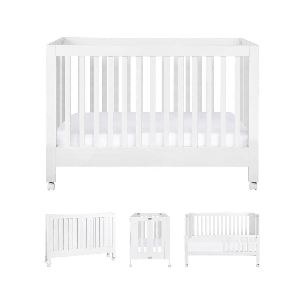 Maki Portable Folding Crib + Conversion Kit