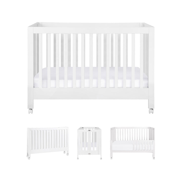 Maki Portable Folding Crib + Conversion Kit
