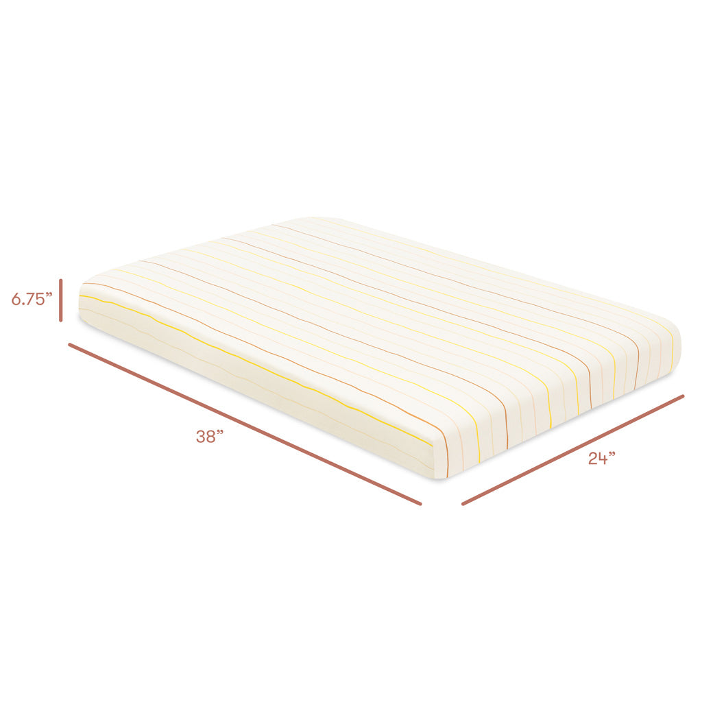 Mini Crib Sheet in GOTS Certified Organic Brushed Cotton