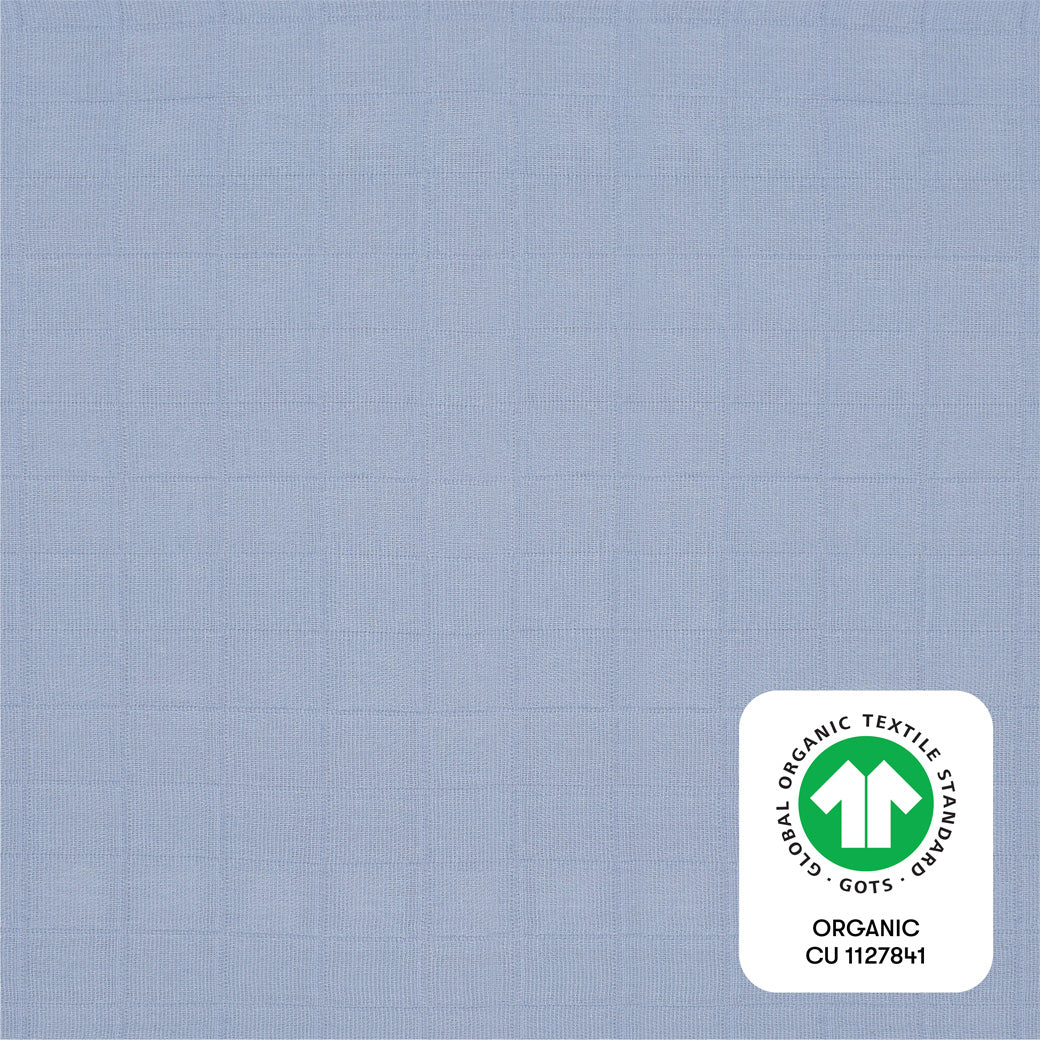 Mini Crib Sheet In GOTS Certified Organic Muslin Cotton