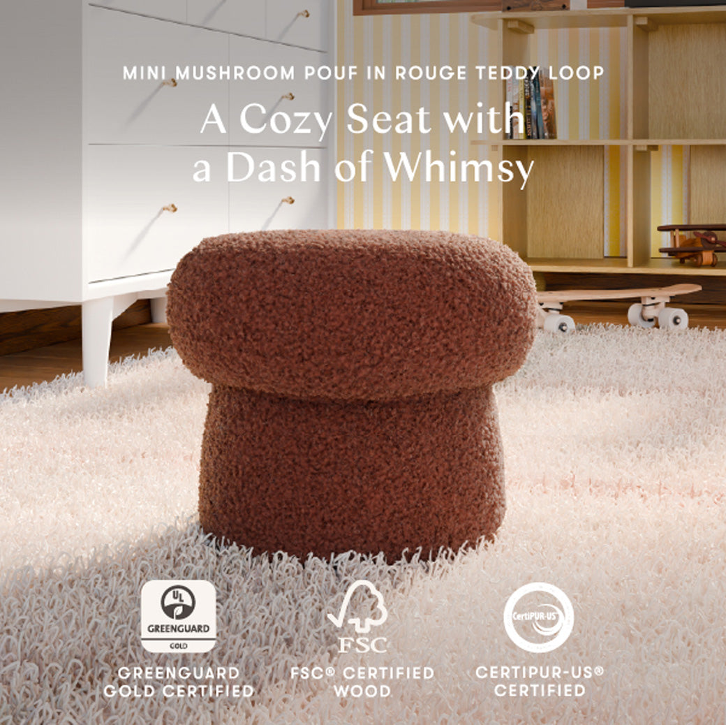 Mini Mushroom Pouf