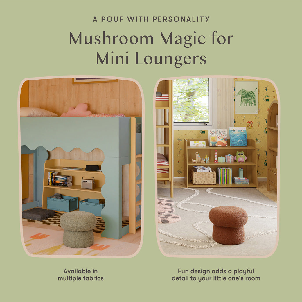 Mini Mushroom Pouf