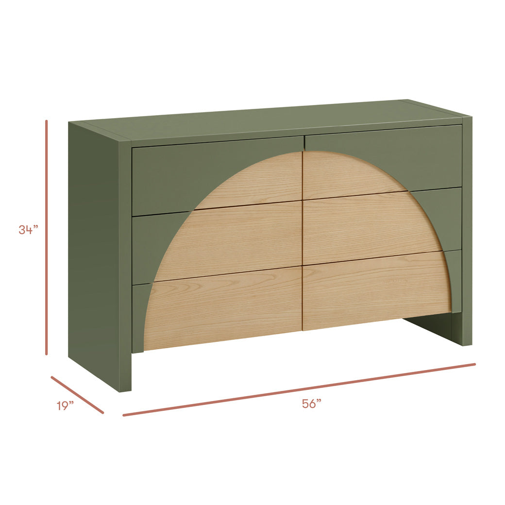 Moab 6-Drawer Assembled Dresser