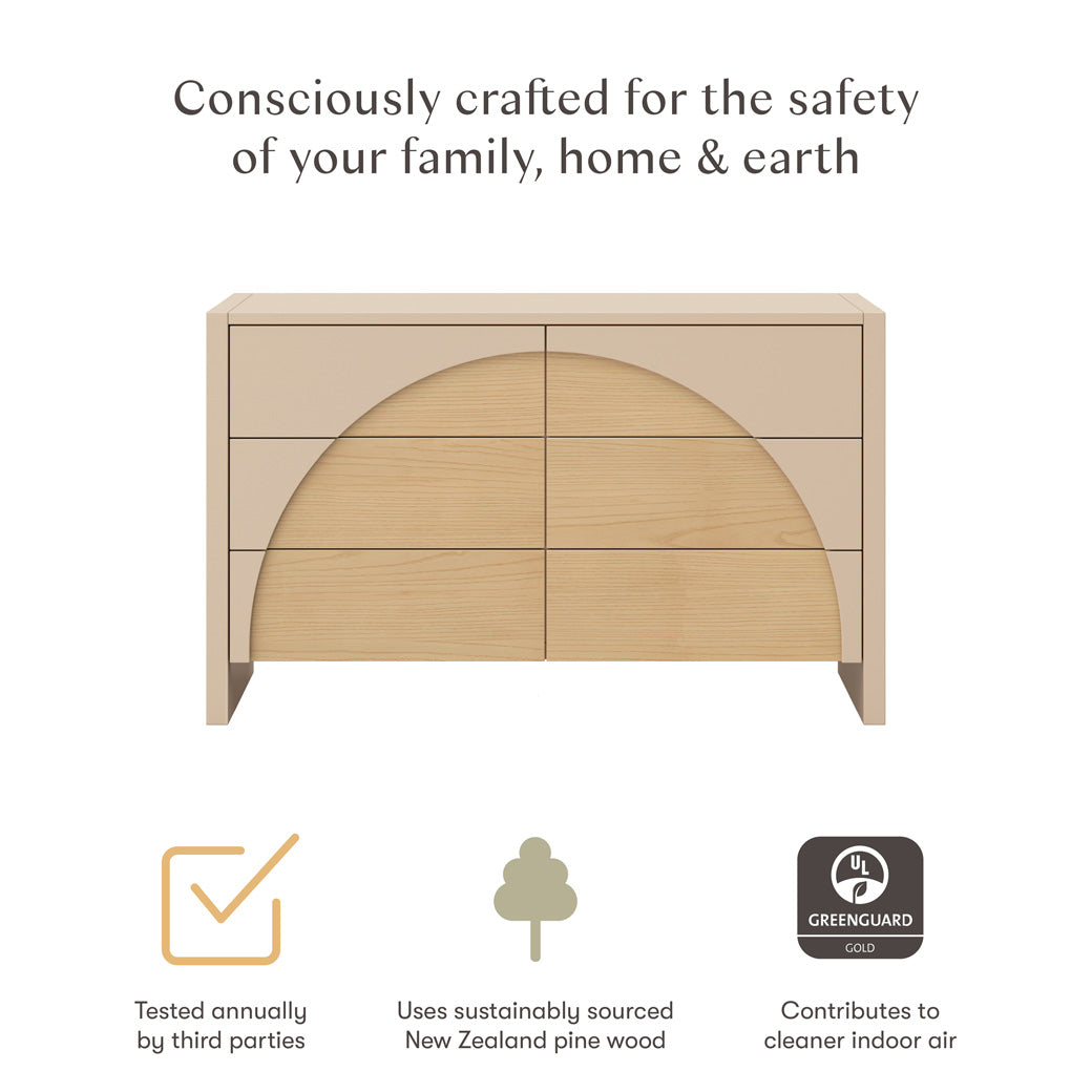 Moab 6-Drawer Assembled Dresser