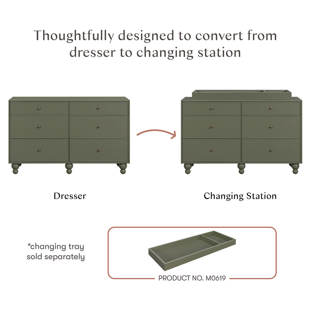 Astre 6-Drawer Wide Assembled Dresser (54") by Nate Berkus