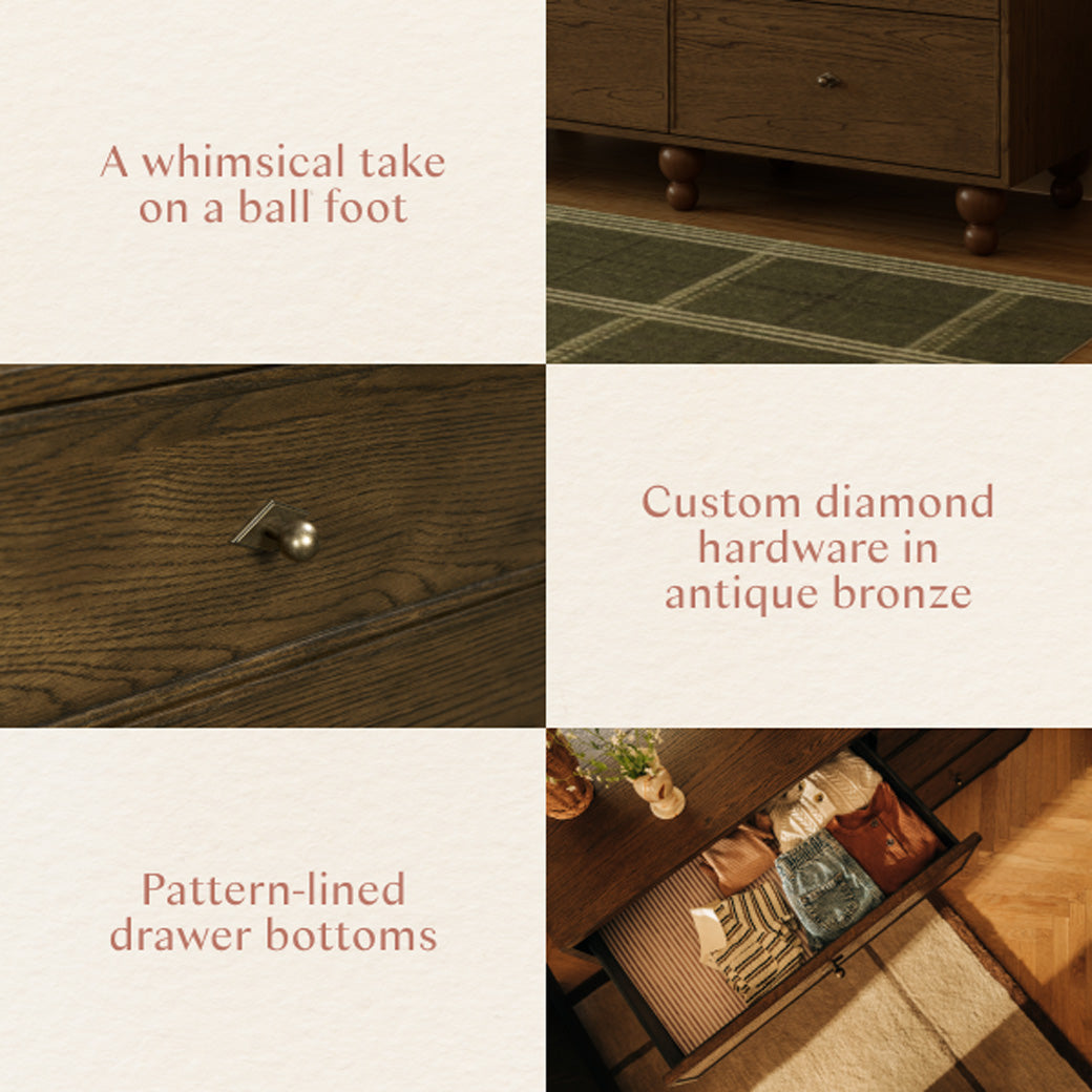 Astre 6-Drawer Wide Assembled Dresser (54") by Nate Berkus