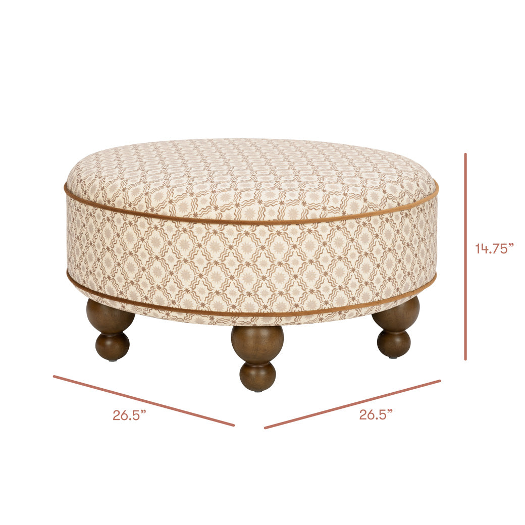 Astre Ottoman by Nate Berkus