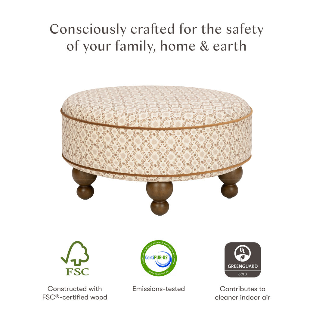 Astre Ottoman by Nate Berkus