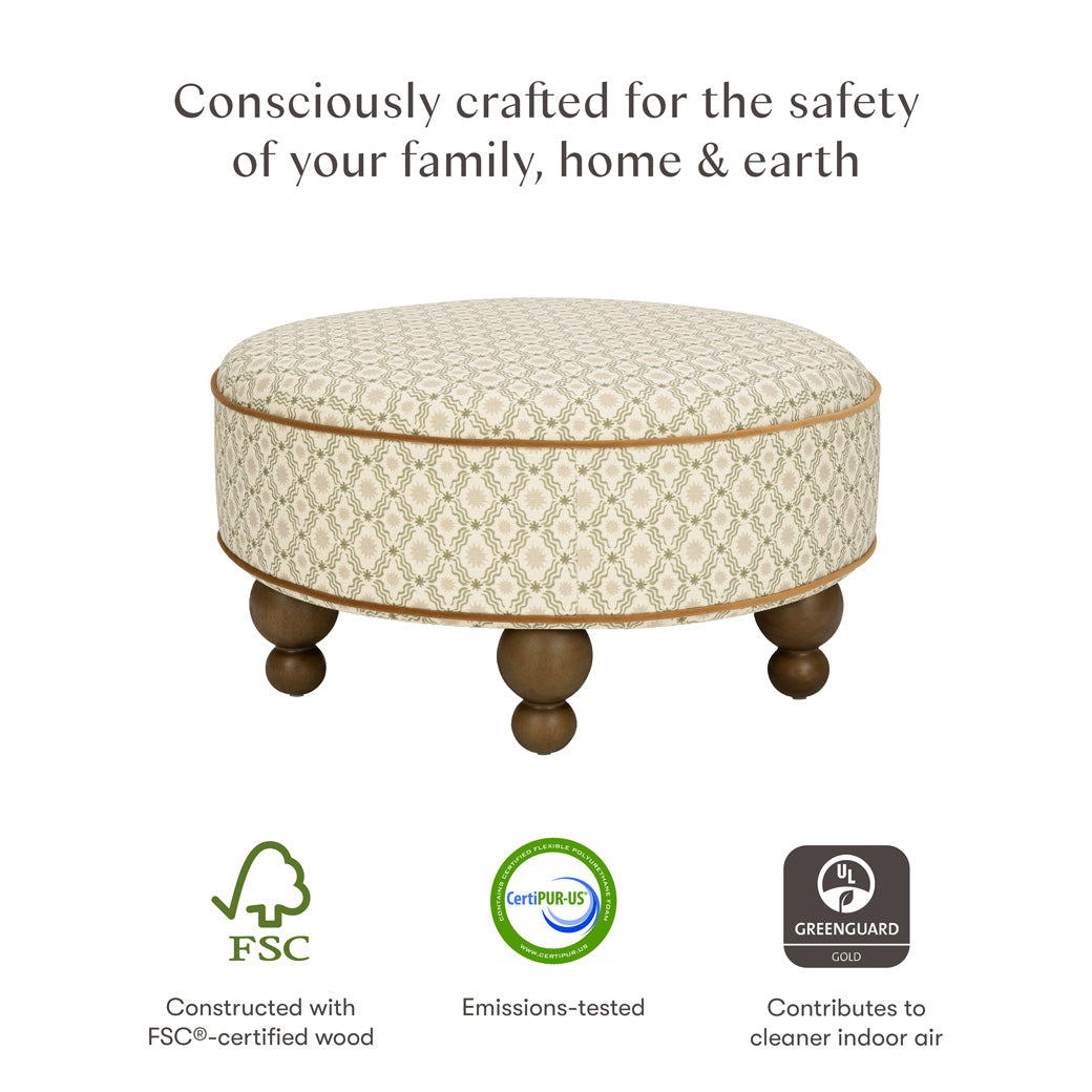 Astre Ottoman by Nate Berkus