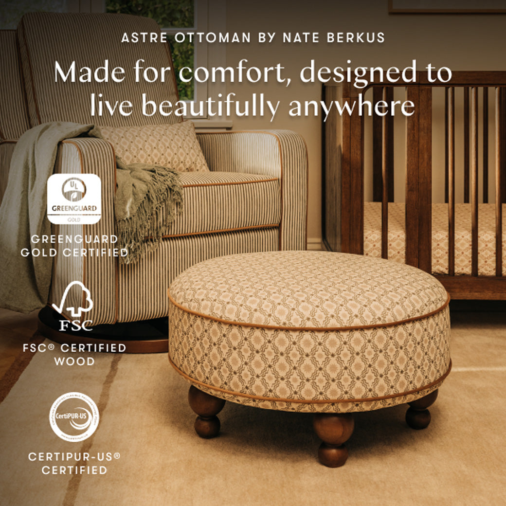 Astre Ottoman by Nate Berkus