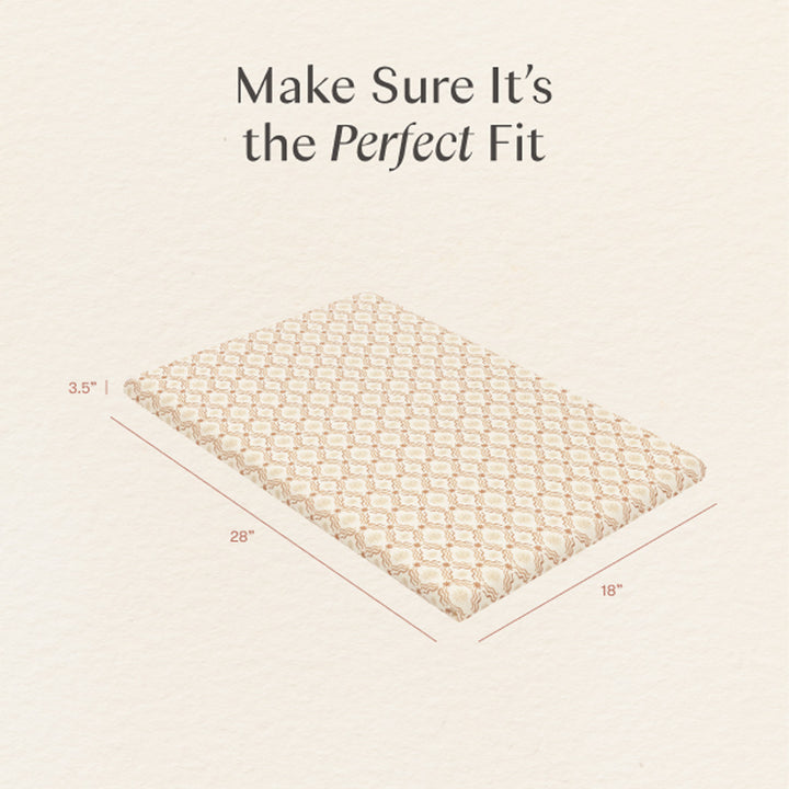All-Stages Bassinet Sheet in GOTS Certified Organic Brushed Cotton